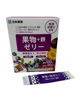 いつでもどこでも手軽に鉄分を補給！「日本調剤の果物＋鉄ゼリー」を新発売のメイン画像