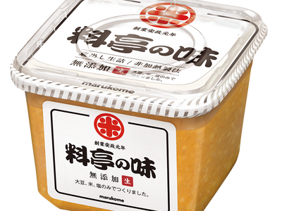 発酵香を味わえる料亭の味、こだわりの無添加みそ