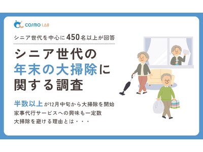 【意識調査2024】年末の大掃除のシニア・高齢者の市場調査及びアンケートリサーチ