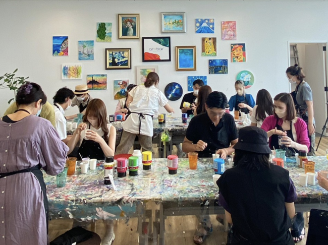 プレスリリース「Artbar Osaka、春の新組織・新入社員に向けた「体験型チームビルディング」を強化」のイメージ画像