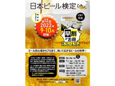 第12回「日本ビール検定」2022年秋の実施概要決定