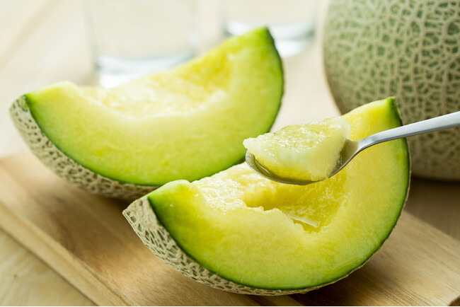 期間限定で「埼玉県越谷市で地域特産のメロンを使用した『メロンソルベ』を販売開始！