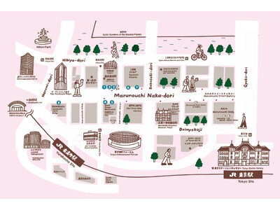 丸の内仲通りのショーウィンドウを現代アートが彩るイベント「有楽町ウィンドウギャラリー2024」作品展示を...