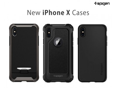 Spigen、iPhone Xをまるごと包み込む全面保護ケース3種を発売