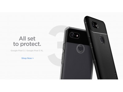 【全商品20%off】Spigen、Google Pixel 3/3 XL用ケースを発売