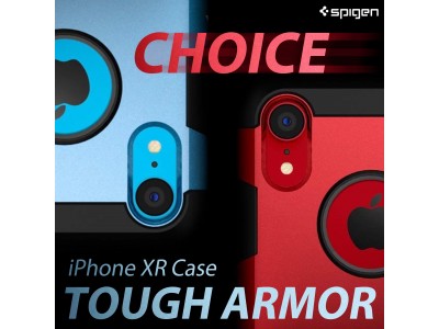 SpigenでNo.1の耐衝撃性能を誇るケース「タフ・アーマー」からiPhone XRの本体カラーにマッチした新色が登場