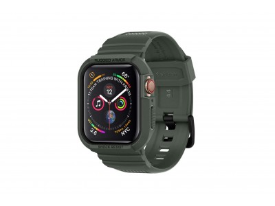 Spigen、Apple Watchをタフネスな装いへと変貌させるバンド一体型ケース「ラギッド・アーマー プロ」の新色ミリタリー・グリーンを発売