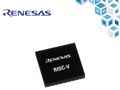 マウザー、Renesasが自社開発した32ビットRISC-V CPUコアを搭載した低消費電力マイクロコントローラ「R9A02G021」の取り扱いを開始