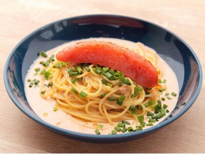 セ・トレボンスタンド × 味の明太子ふくや新商品「めんたいクリームパスタ」が「ふくやとＳＨＩＮＧＵ」に登場！