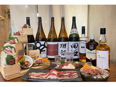 珍しい馬肉の食べ放題＋プレミアム飲み放題のコスパ抜群プランが好評につき延長決定！【大衆馬肉酒場馬王十三店】