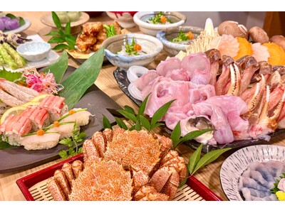忘・新年会は“旬の贅沢”を！ふぐ・かに・寿司を味わう年末年始にふさわしいコースをご用意！【すし酒場 にほ...