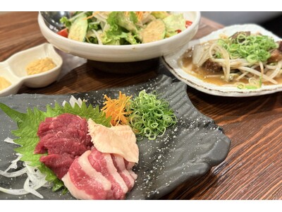 馬肉食べ飲み放題が、驚きの5,000円(税込)！『馬王』だけの特別プランが新登場！【大衆馬肉酒場 馬王 十三店】