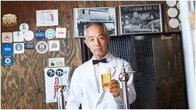 『ビールスタンド重富』 のオーナー・重富 寛さんが2年ぶりにTAUで生ビールを提供します!