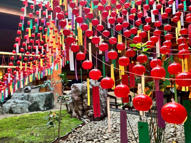 『1000個の七夕風鈴』【石苔亭いしだ】毎年恒例 夏の風物詩8月31日まで展示/長野・昼神温泉