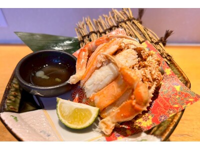 【金沢回転寿司 輝らり】“冬の味覚の女王”『香箱ガニ』が今年も登場！漁期わずか２か月未満の希少な美味を「カニ面」「軍艦巻き」で提供