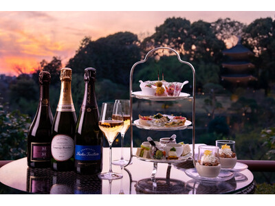 【ホテル椿山荘東京】爽やかな風を感じるテラスで、シャンパンを片手に季節のオードブルを満喫「Twilight Bubble Terrace」 5月1日よりスタート