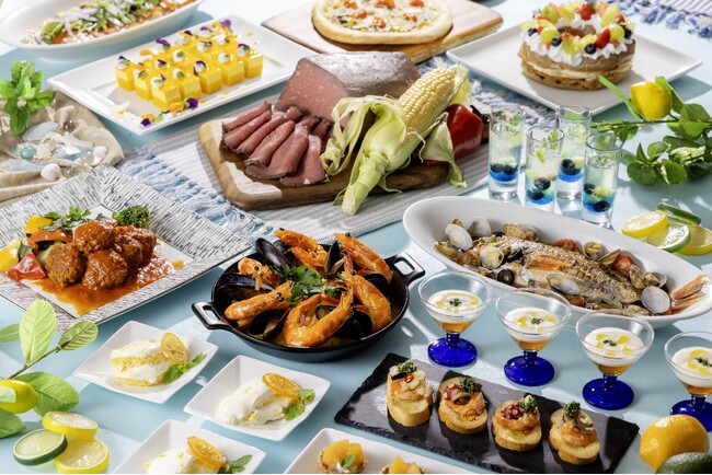 【横浜桜木町ワシントンホテルDINING＆BAR「BAYSIDE」】時間無制限でゆったりと楽しむ夏の美食体験　「夏のランチビュッフェ～地中海フェア～」６月1日（月）～8月31日（月）開催