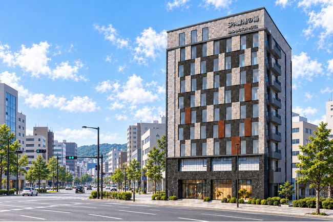 【藤田観光株式会社】フランチャイズ16店舗目 大浴場を備えた「SPA葉港の湯 ワシントンホテル佐世保駅前（仮称）」2028年春開業予定