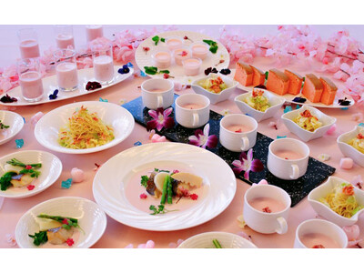 【東京ベイ有明ワシントンホテル　ジョージタウン】桜満載の【春のスペシャル朝食ビュッフェ】4月1日スタート