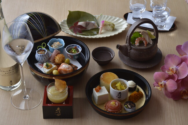 【ホテル椿山荘東京】日本酒「久保田」13種を贅沢に使用！秋の味覚と伝統を味わう「KUBOTAアフタヌーンティー」を9月9日よりスタート