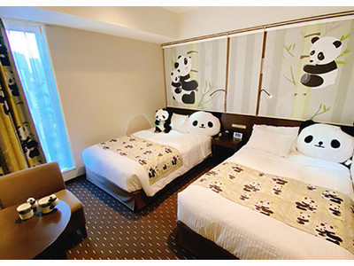 【秋葉原ワシントンホテル】かわいいパンダに囲まれたフォトジェニックルームが誕生！「アキバパンダハウス」宿泊プラン