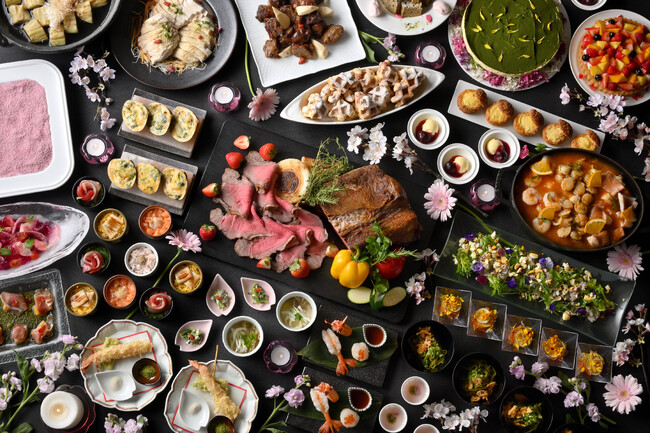 【ホテル椿山荘東京】春を味わい尽くす、色鮮やかなビュッフェが登場「春のランチ＆ディナービュッフェ」を2月11日よりスタート