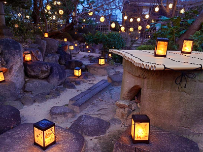 【愛知県半田市】『春の行燈飾り』が半六庭園に登場。心温まる光景で新たな春をお楽しみください。