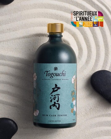 ブレンデッドジャパニーズウイスキー戸河内「RUM CASK FINISH」フランスのスピリッツコンクール Les Spiritueux de l’annee ウイスキー部門トップ選出