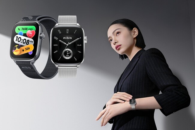 �y�ʑ��ʂ�AI�A�V�X�^���g���ڂ̃X�}�[�g�E�H�b�`Mibro Watch Fit������