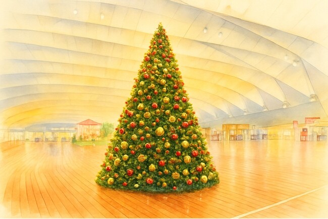 「横浜港大さん橋クリスマスツリー2025」～横浜港大さん橋国際客船ターミナルに「高さ5メートル」の大型クリスマスツリーが登場～