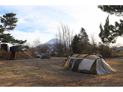 4月13日(土)新規オープン！山梨県・富士五湖のひとつ“河口湖”湖畔のキャンプ場『CAMP SATOMI...