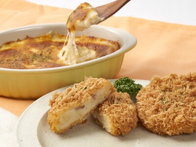 「チーズグラタンコロッケ」　1/28（水）より期間限定で発売　～2種類のチーズを使用、冬限定の濃厚クリームコロッケ～