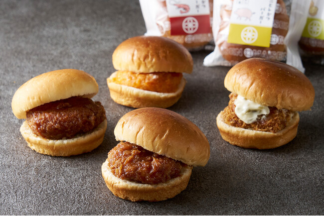 まい泉人気の「ミニバーガー」、バンズがリニューアル！　～パンがしっとりとした食感になりました～