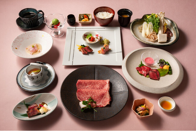 【期間限定】米沢牛の桜餅！？「米沢牛道明寺蒸し」がおすすめの、「春の米沢牛会席コース」がスタート！