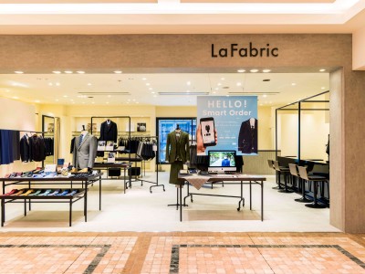 オンライン発のビジネスウェアオーダーブランドLaFabric“体験”をテーマにしたリアル店舗 コレド日本橋店オープン！プロのコーディネーターのカウンセリングが受けられるスーツバーを常設