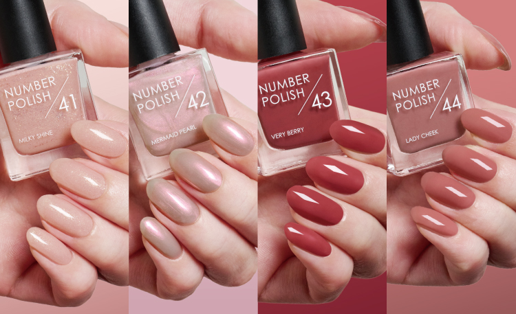 ＜NUMBER POLISH＞2026年SPRING ひと塗りで春めく透けツヤ“チークネイル”