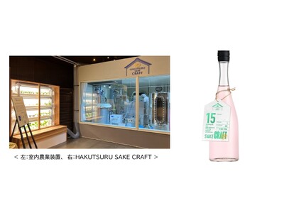 醸造所から出た発酵由来CO2で循環型ものづくり　　ハーブ香るSAKE「HAKUTSURU SAKE CR...