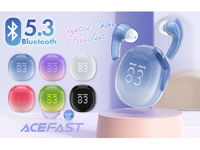 ポップなグラデーションカラーが可愛い『AceFast』の新しいイヤホンが登場！