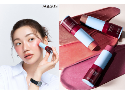韓国のメイクアップブランド「AGE20’S」から新登場！ ひと塗りで多幸感溢れるツヤ感を演出する『スリークグレーズブラッシュスティック』が登場