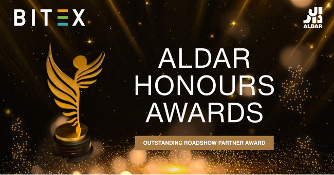 【日系企業初】BITEXがALDAR社表彰「ALDAR HONOURS AWARDS」受賞