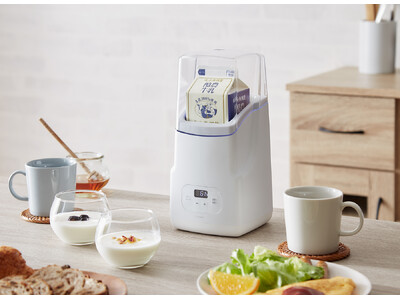 おうちで手軽に“発酵習慣”。simplusから牛乳パックをそのまま使える「ヨーグルトメーカー」を発売。