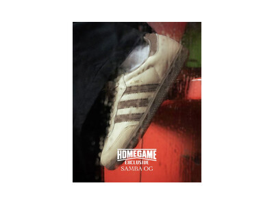 タイムレスな名作として不動の人気を誇る「adidas Originals SAMBA OG」より、HOMEGAME EXCLUSIVE MODELが登場。