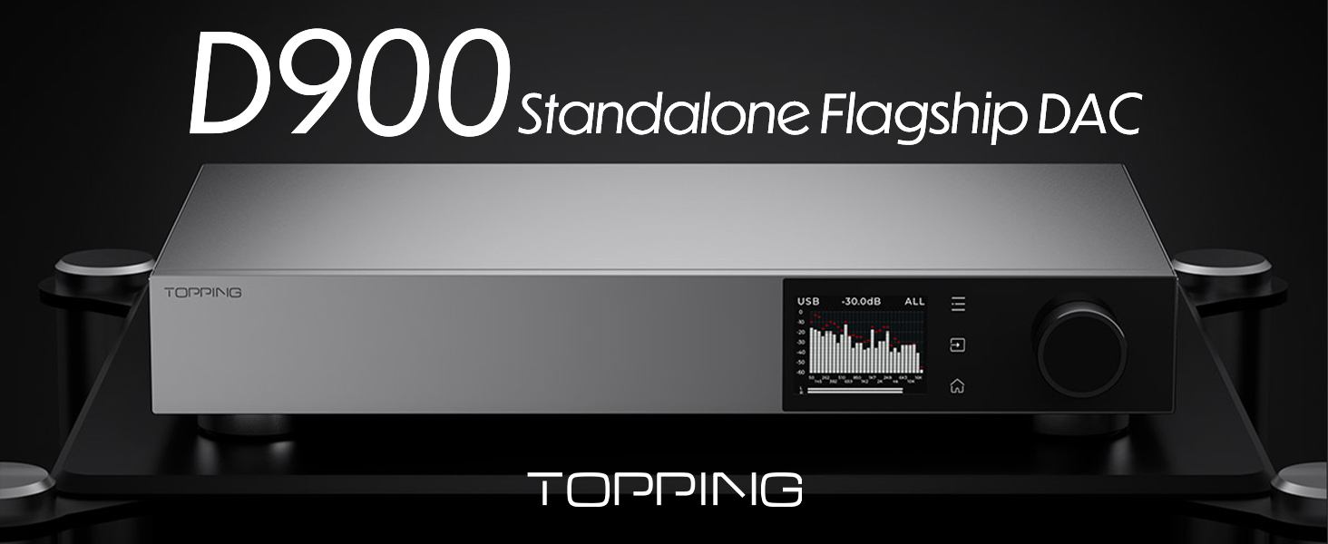【TOPPING】自社開発のPSRMモジュールを採用した、卓越したリスニング体験を実現するスタンドアローンフラッグシップHiFi DAC『D900』が11月14日(金)より発売を開始。