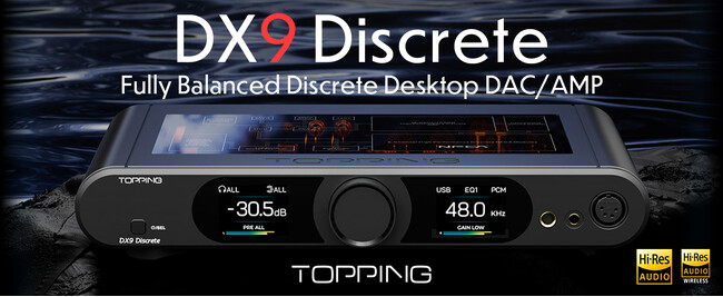 �yTOPPING�z�V�J���f�B�X�N���[�gDAC�A�[�L�e�N�`���wPSRM���W���[���x�𓋍ڂ����A�t���o�����X�f�X�N�g�b�vDAC/AMP�wDX9 Discrete�x���A2026�N1��30���i���j��蔭���J�n