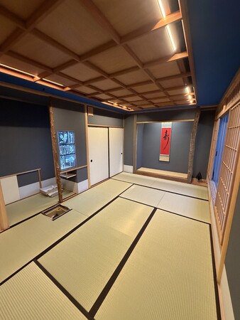【UESHIMA MUSEUM】『幹槐庵』― 日本の伝統美と現代アートが融合する茶室で、自ら抹茶を点て、味わう茶の湯体験を5月19日より開始