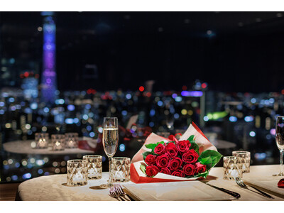 【浅草ビューホテル】東京・浅草の夜景と華やかに過ごす1年に1度のクリスマスを。高層階レストランのクリスマ...