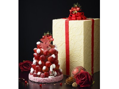 【浅草ビューホテル】あま～いホワイトチョコのギフトボックス　クリスマスに大切な人へ贈るスペシャルケーキ