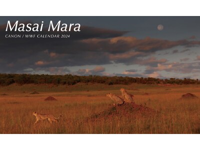 「キヤノン/WWFカレンダー2024 Masai Mara」を発売