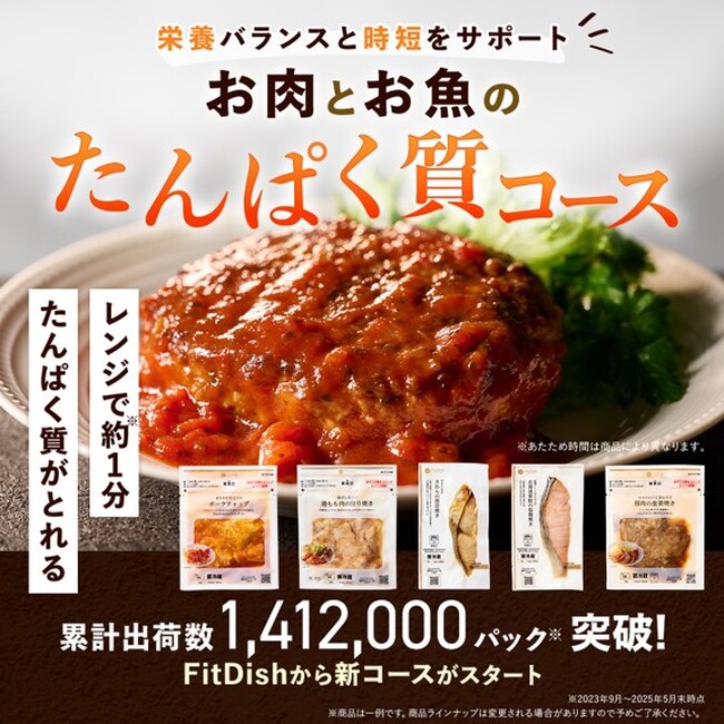 大阪ガスの冷蔵おかずのおまかせ定期便「FitDish」にお客さまの声から“たんぱく質コース”が新登場！