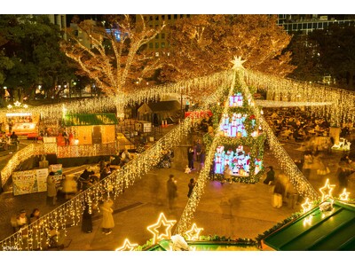横浜公園における入場無料のクリスマスイベント「ボールパーククリスマス」多様なグルメ・グッズに加え、大人も...